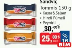 TOMMİS SANDVİÇ 130 G